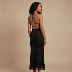 Sienna Pleated Maxi Dress
