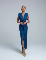 Sienna Ruched Maxi Dress