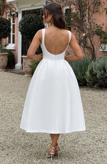 Clarabella Midi Dress - Ivory