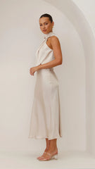 Isabelle Draped Midi Dress