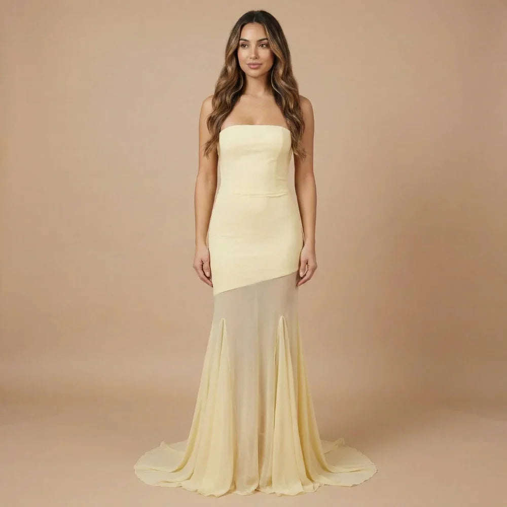 Liliana Mesh Maxi Dress