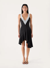 Eluna Midi Dress - Black