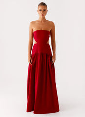 Aamari Maxi Dress - Red