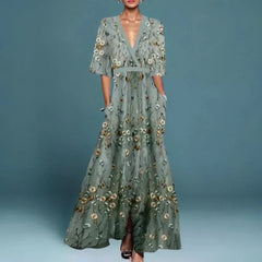 Iris Floral Maxi Dress