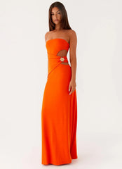Anetta Maxi Dress - Orange