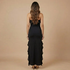 Isabella Ruffle Maxi Dress