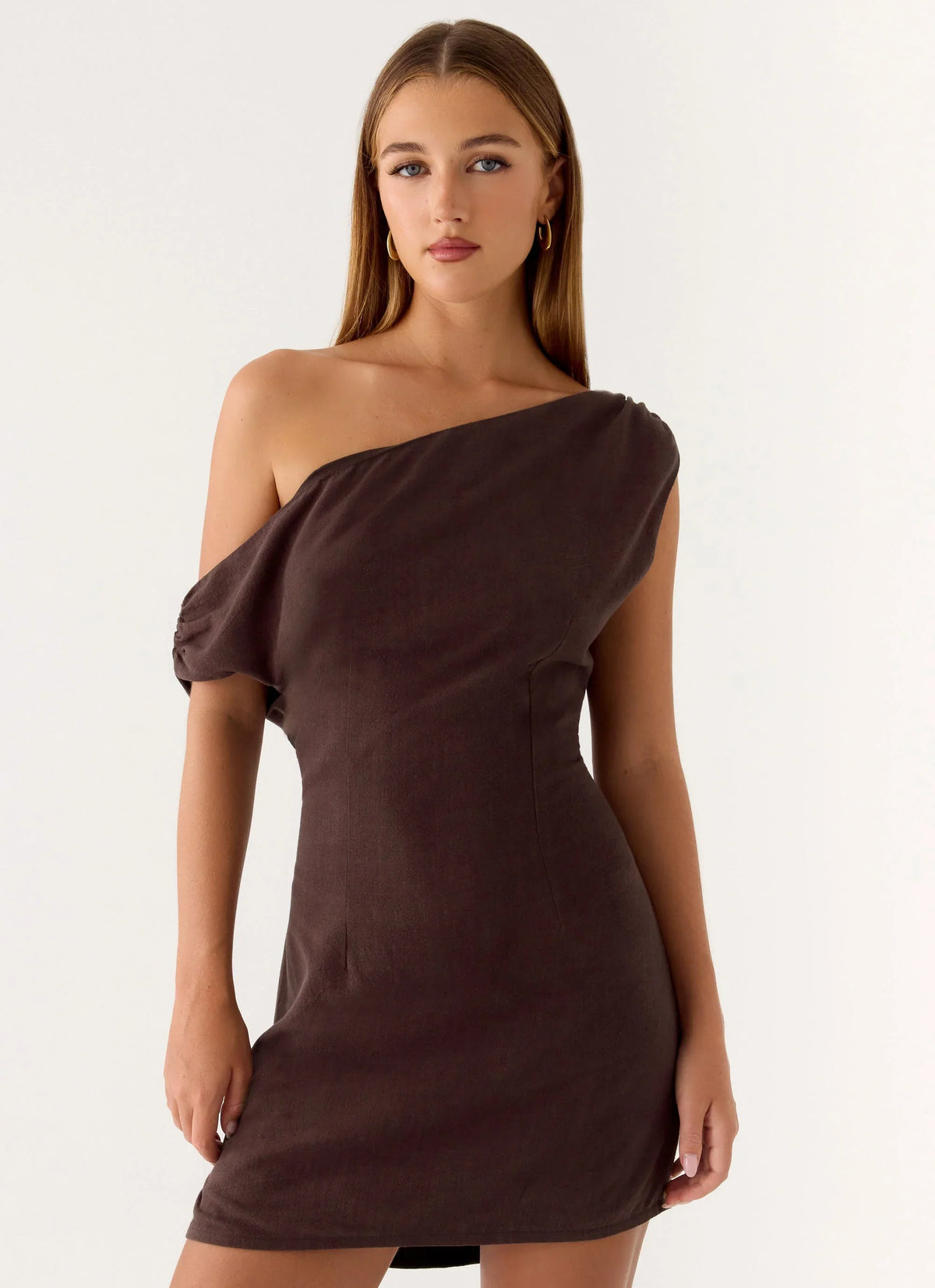 Mischa Mini Dress Chocolate Drizzle
