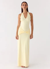 Maribelle Maxi Dress Lemon