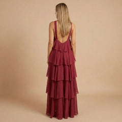 Isabelle Ruffle Maxi Dress
