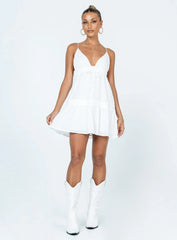 Dionne Mini Dress White