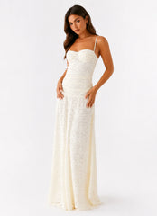 Elsa Maxi Dress - Ivory