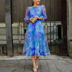 Audrey Floral Midi Dress