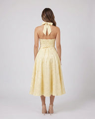 Sienna Jacquard Midi Dress
