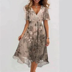 Elena Wrap Midi Dress