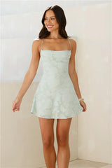 Poolside Glimmer Mini Dress