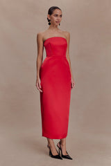 Ophelia Satin Maxi Dress