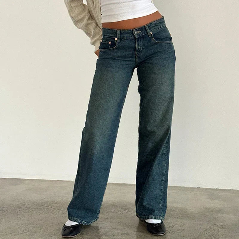 Duttini | Low-Waist Denim Pants For Women – Pants Collection