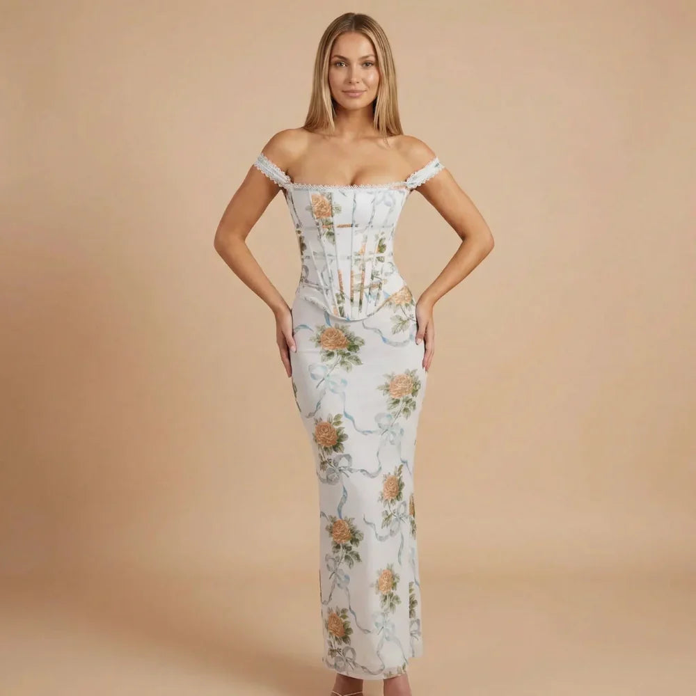 Isabelle Corset Maxi Dress