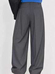 High-Waisted Pleated Wide-Leg Pants