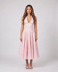 Sienna Jacquard Midi Dress